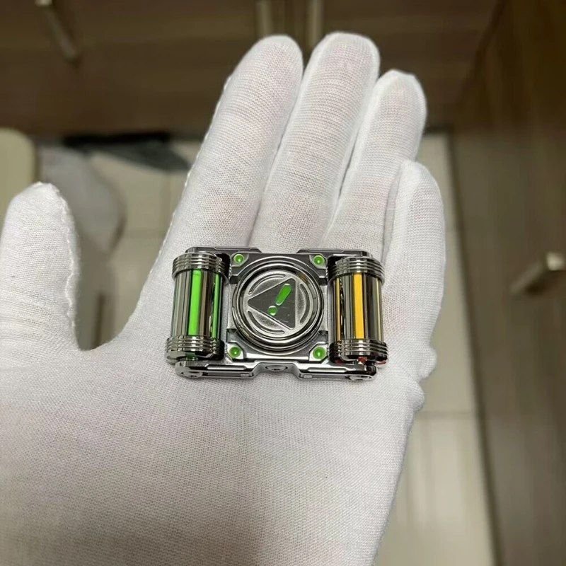 

Подержанный наружный ролик из материала урана, контейнер с гироскопом для пальцев, полностью светящийся материал из нержавеющей стали