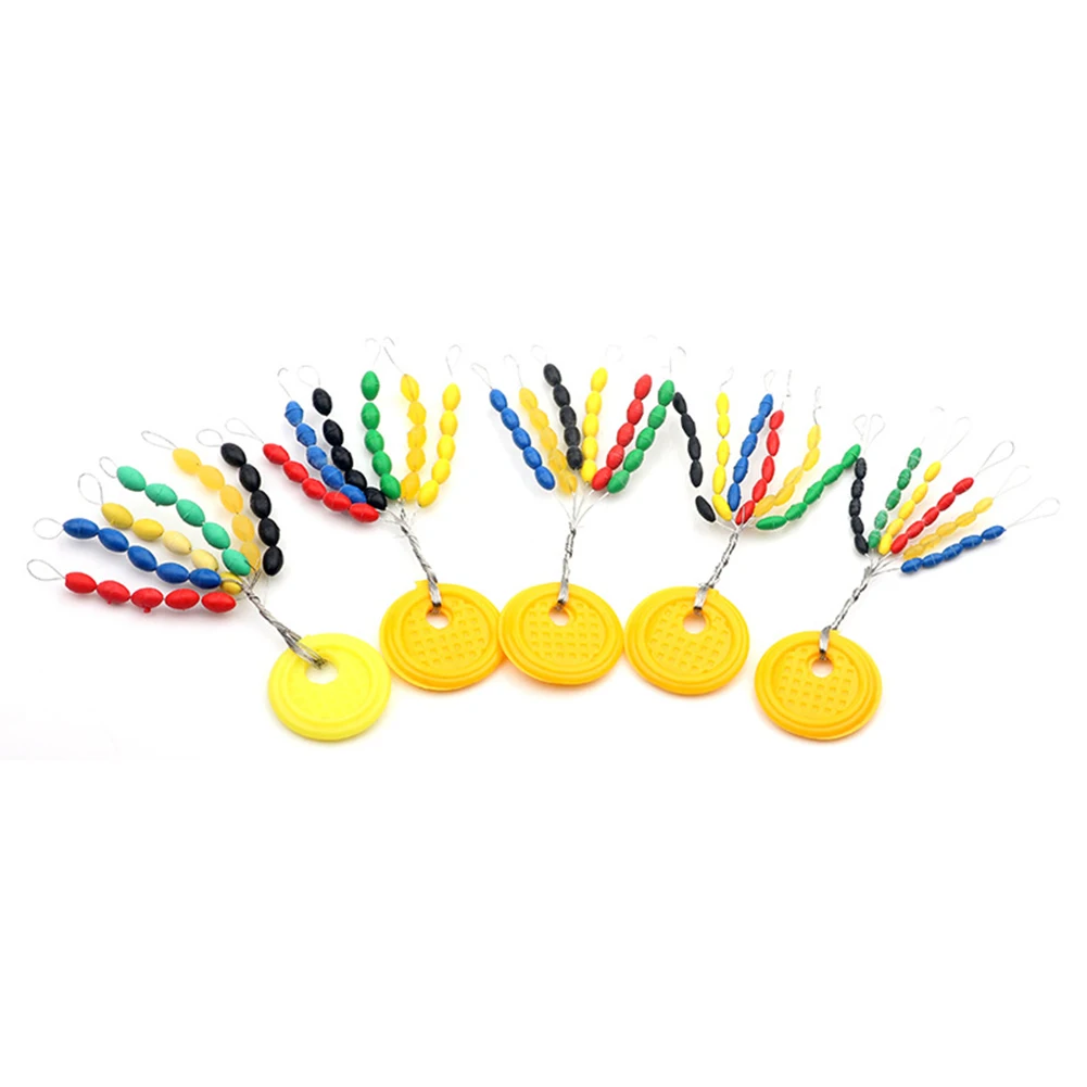 

Accessories Brand New Durable High Quality Stop Beads Line Stoppers Beads Rig Buffer Random Colorful SS/S/M/L/LL