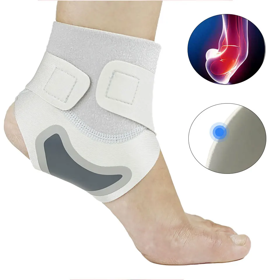 Adjustable Compression Ankle Wrap Brace Plantar Fasciitis Pain Rlief Support S-XL For Adult Men Women Ankle Protector Guard