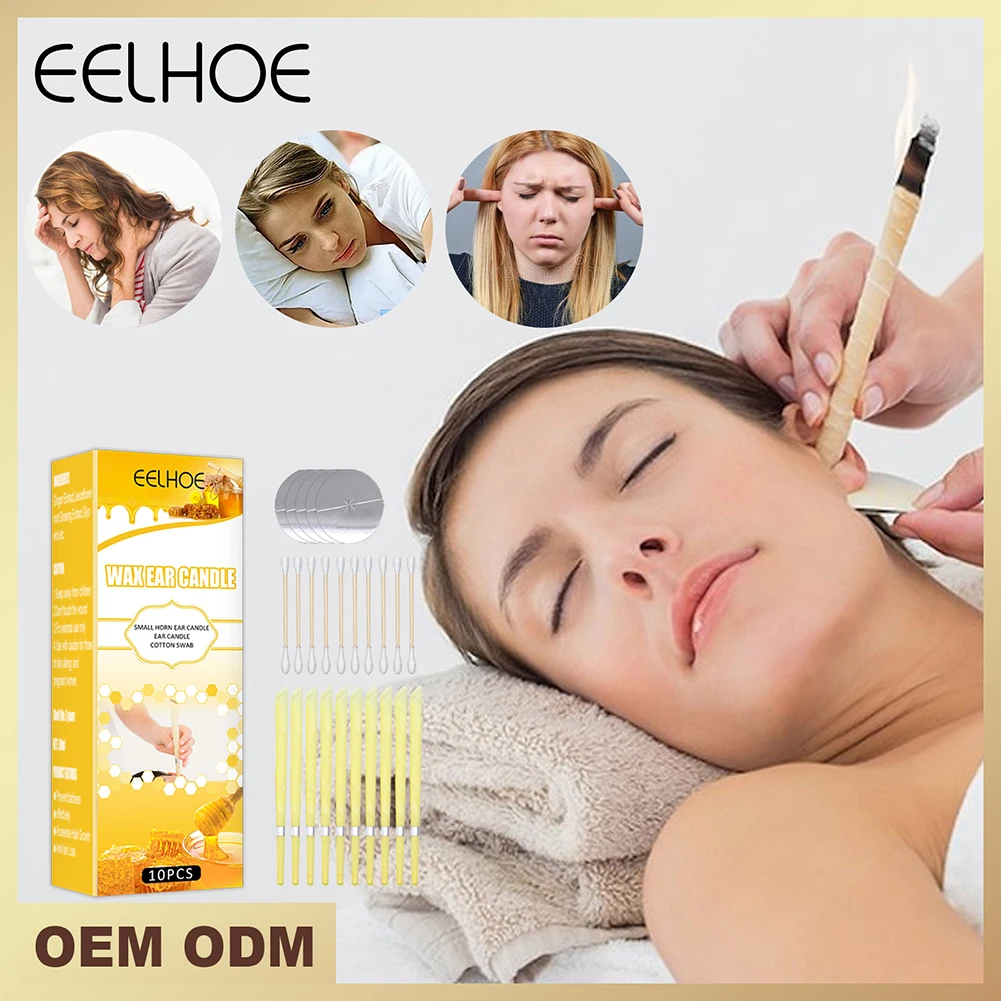 Ушные Свечи натуральный пчелиный воск для чистки ушей 25 шт. прополис Индиана