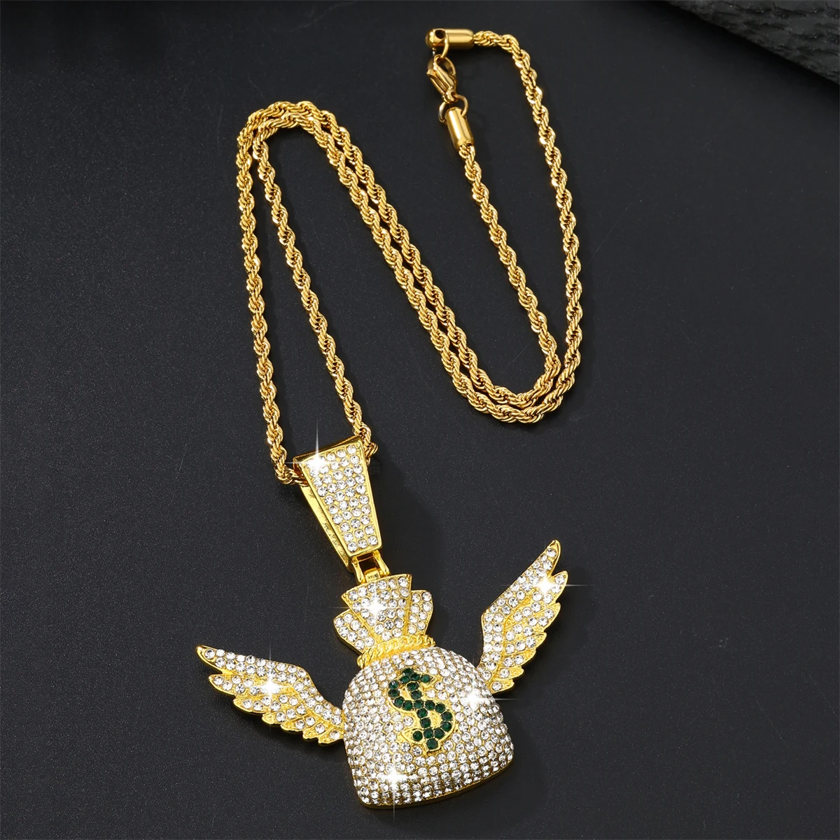 Подвеска D &amp Z с отделением для денег и сумкой в виде крыльев диаметром 13 мм