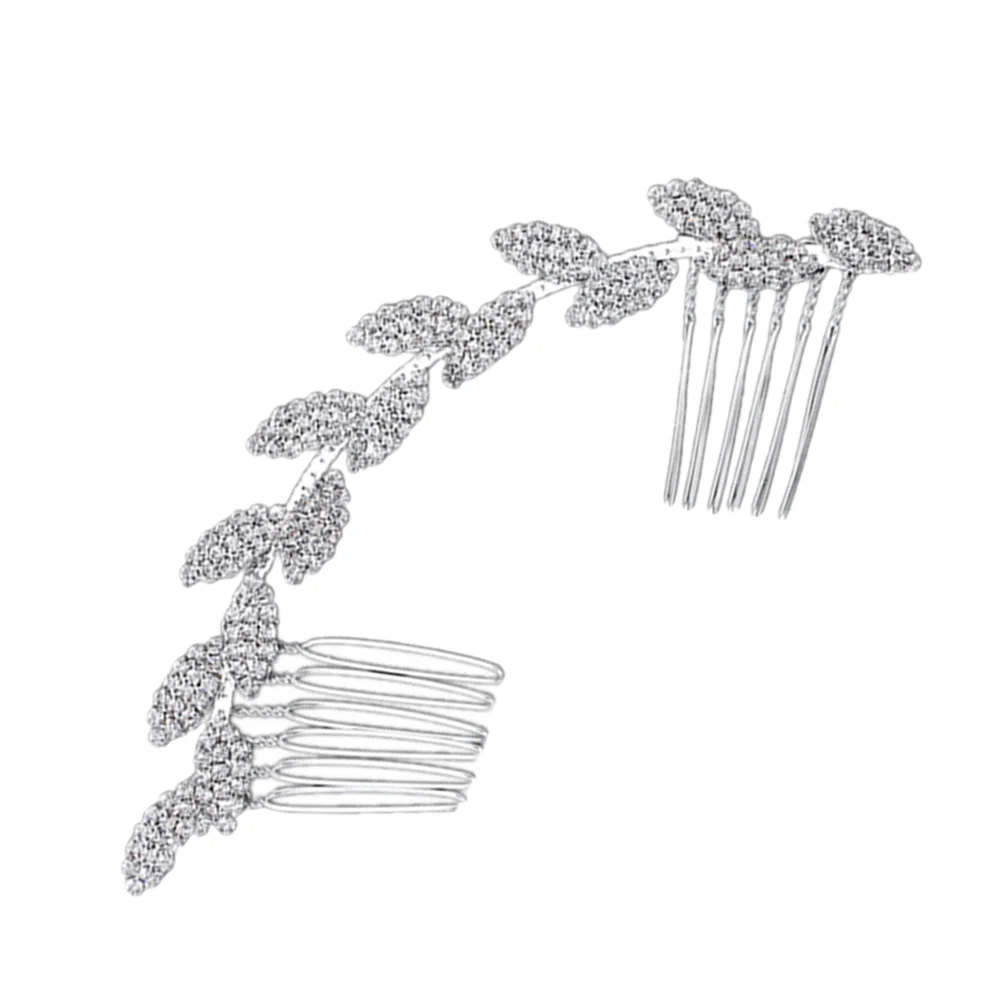 

Pearl Tiara Bridal Hair Accessories Bride Comb Accessory Wedding Headdress Manual
