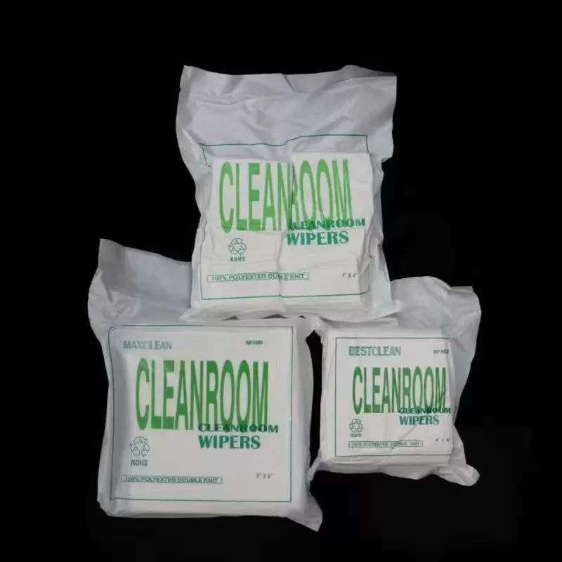 

Безворсовые полиэфирные салфетки для чистых помещений 4x4/6x6/9x9 для обслуживания УФ-принтеров, ремонта экрана телефона, объектива камеры и очистки электроники