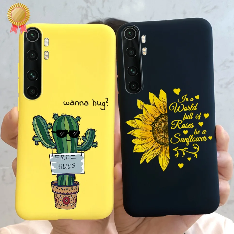 

For Cover Xiaomi Note 10 Lite Case Capas Phone Case Cartoon Bumper Back Shockproof Soft TPU For Xiaomi Note 10Lite 6.47' Fundas
