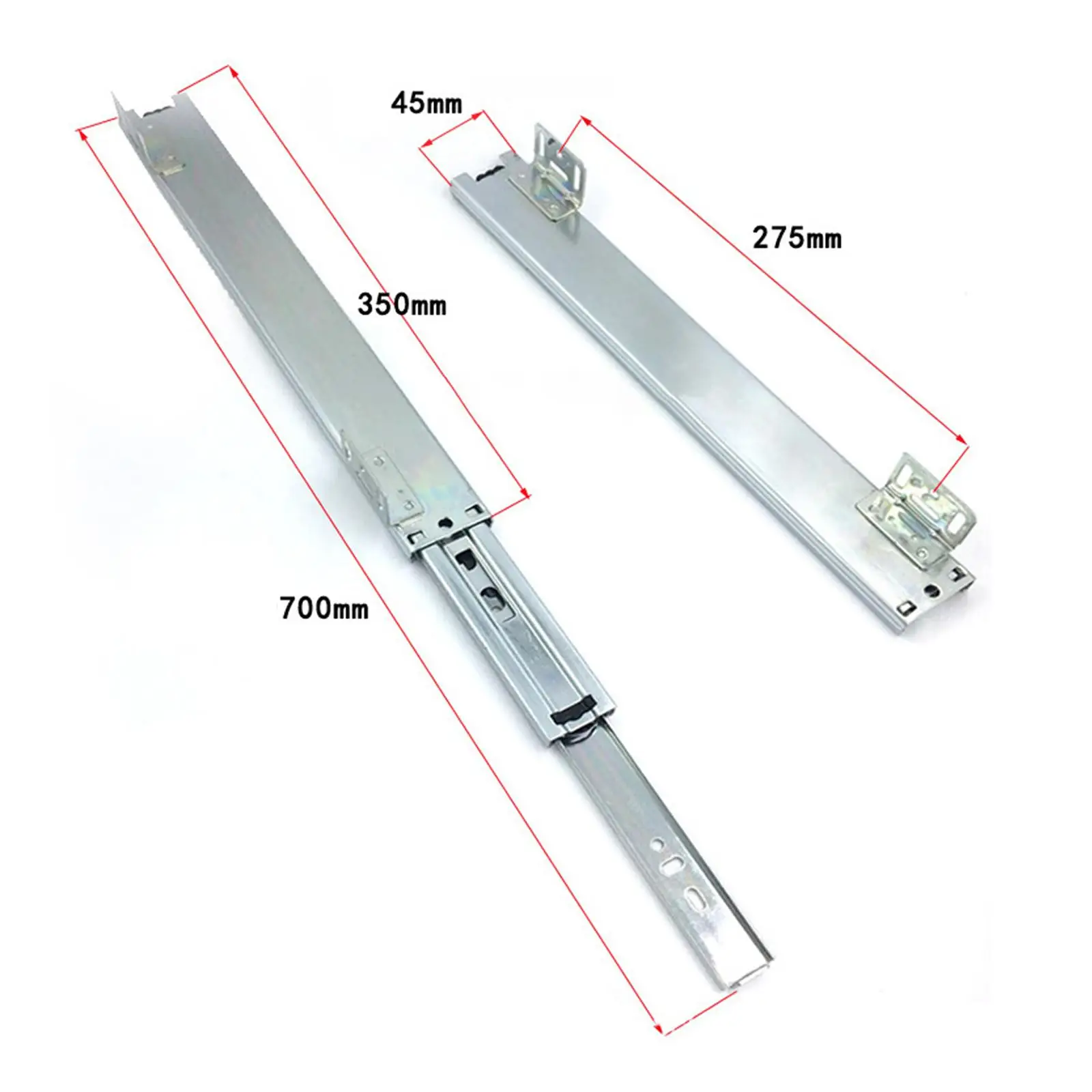 2 шт. 14 дюймов направляющие для ящиков емкость 100 фунтов мебели выдвижная полка