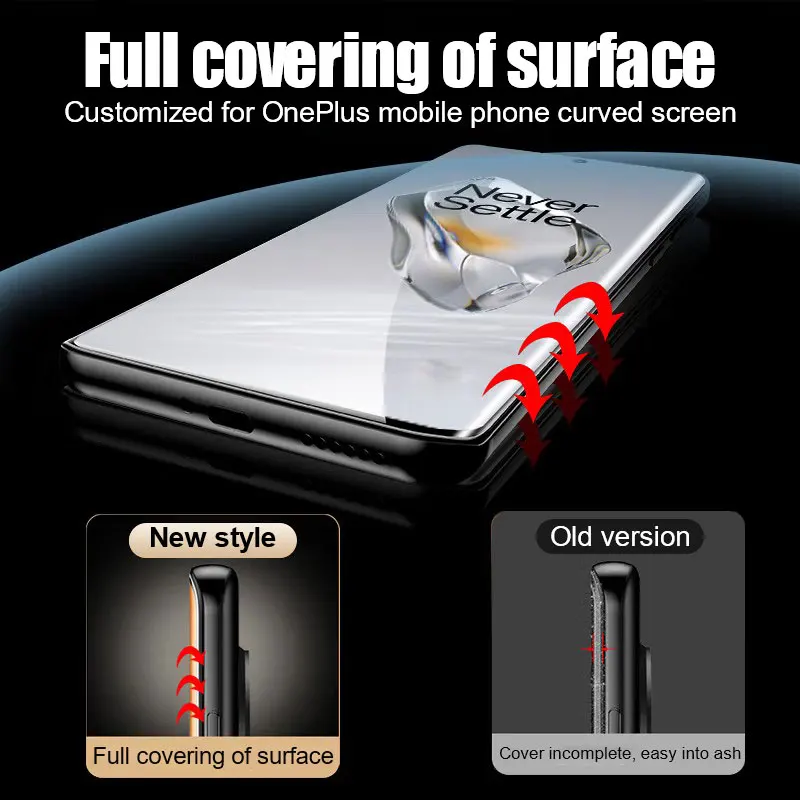 Защитная пленка для экрана Oneplus 12 11 10 9 8 Pro 3 шт.