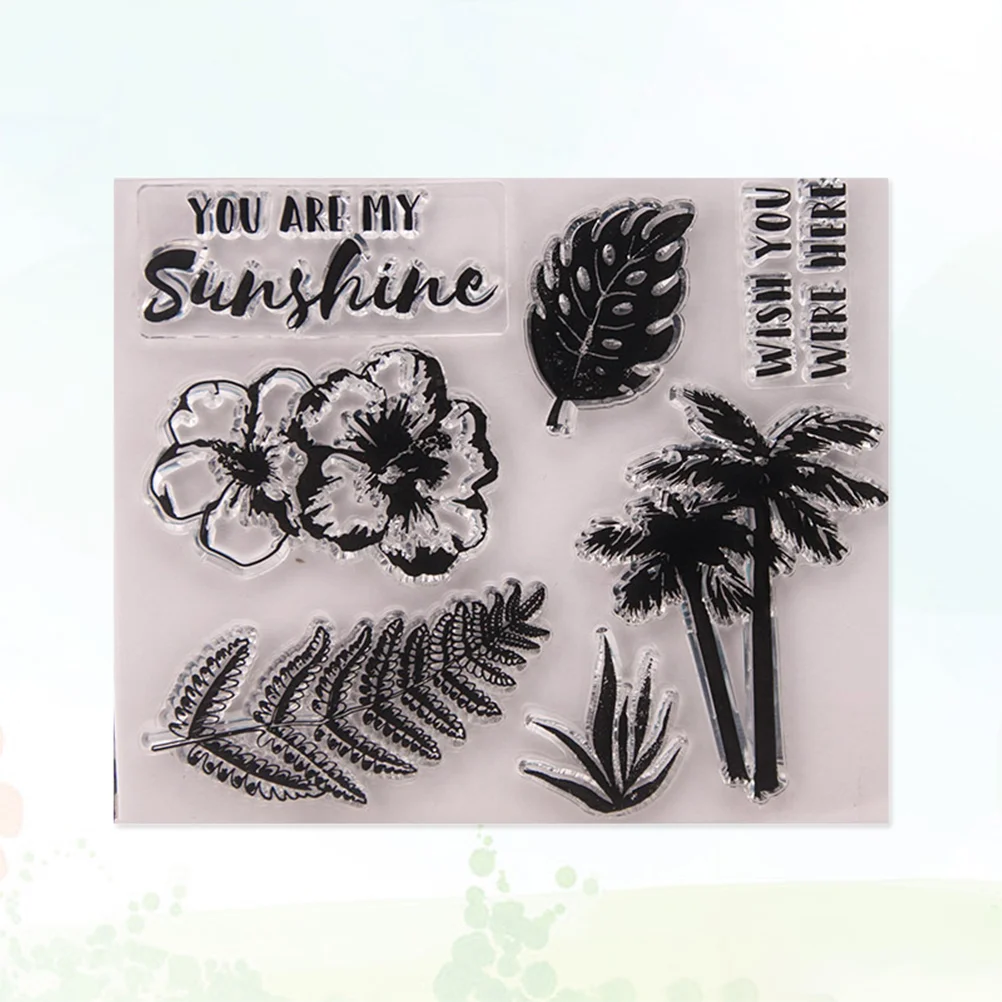 

1Pc Stamps Clear Scrapbook Embossing Cling Seal Sheet for Making Craft Diary