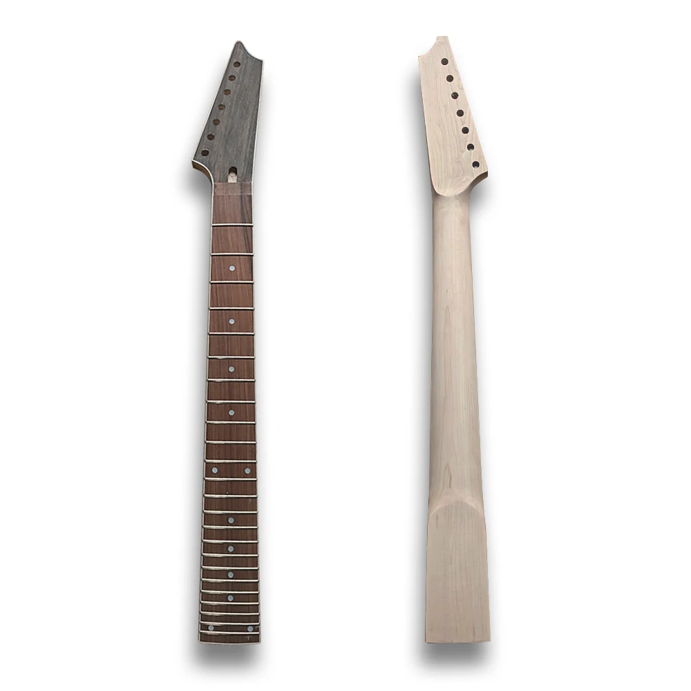 24 лада кленовый 7-струнный новый гриф для гитары 25 5 дюймов палисандр в горошек