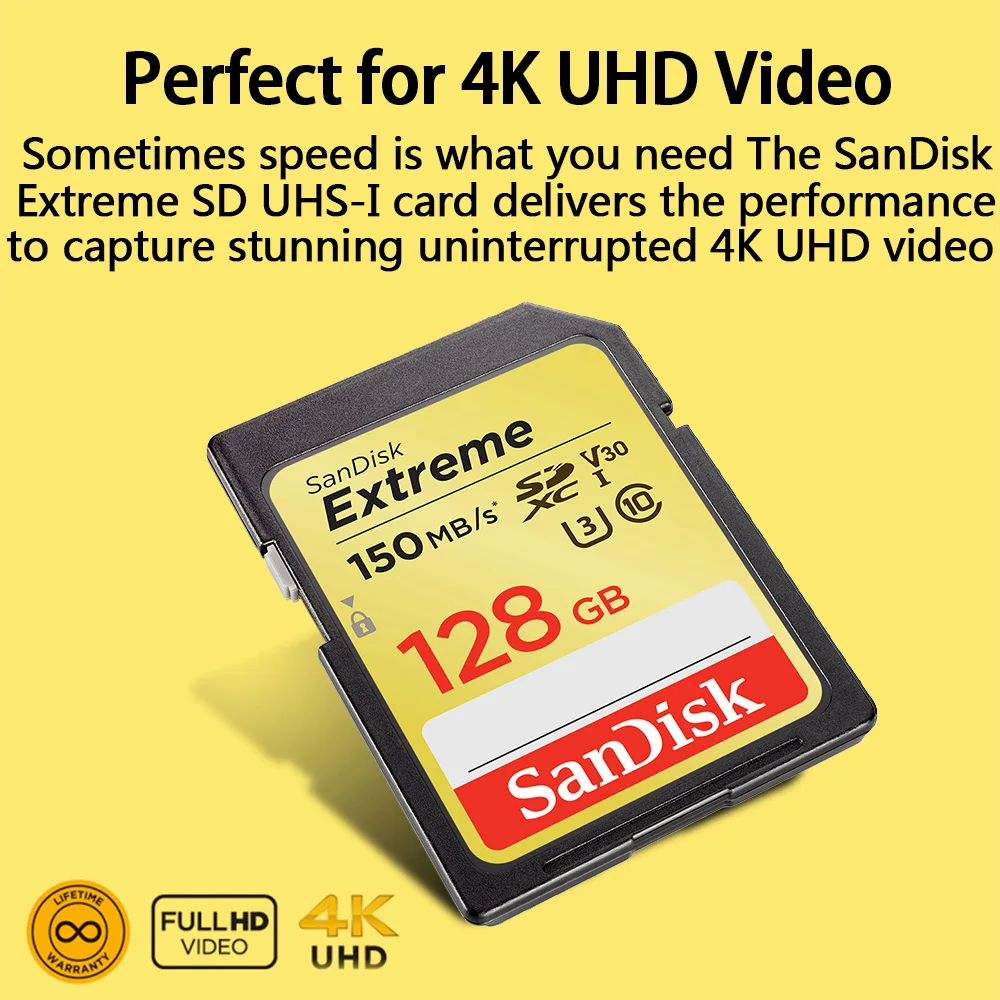 Sandisk карта памяти SD класс 10 128 ГБ 256 512 |