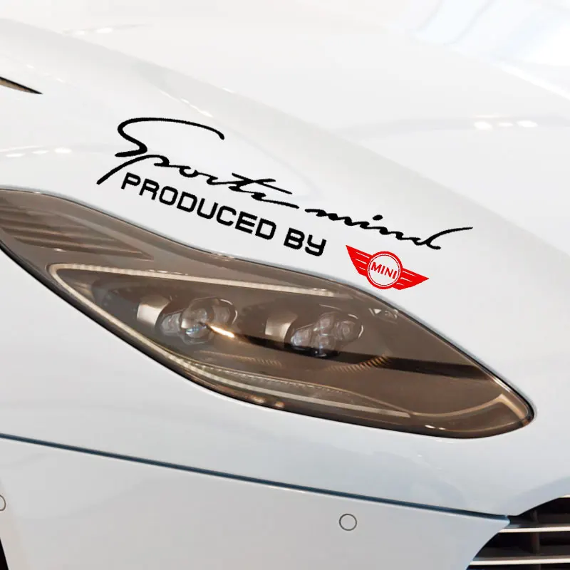 Автомобильный передний головной фонарь 3D наклейка для бровей декоратор капота