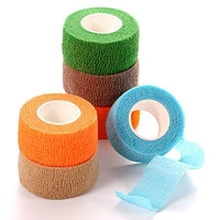 8 rolls 2 5cm vet wrap cohesive bandage bulk self adherent wrap non woven vet tape first aid for dogs cats horses birds animals