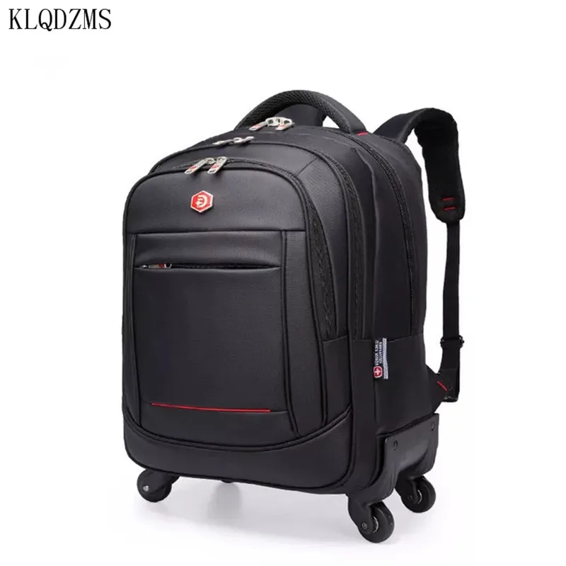 KLQDZMS  High-quality 18/20-inch Oxford Travel Bag Swivel Multifunctional Shoulder Luggage Wheeled Carry-on Rolling Suitcase