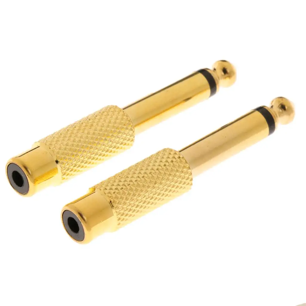 

Стереонаушники со штекером 6,35 мм и гнездом 1/4 мм, 2 шт.