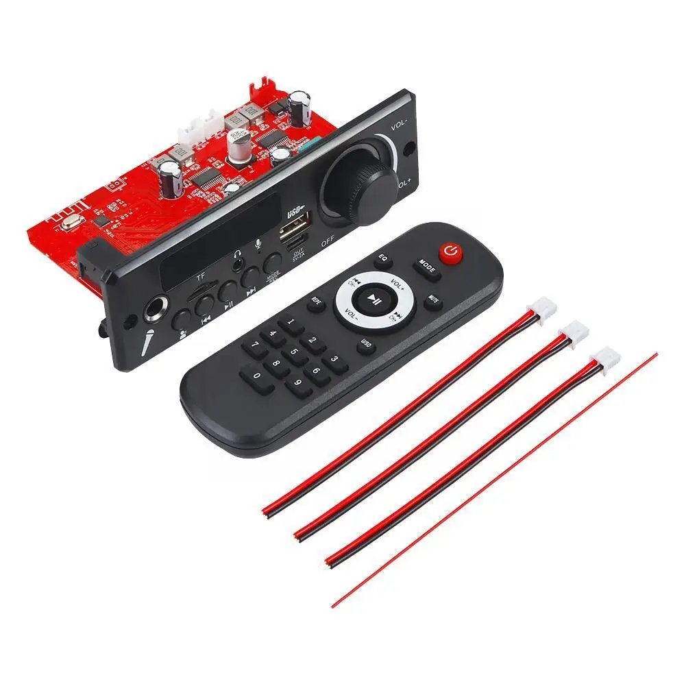 

Mp3-декодер с Bluetooth, 80 Вт, 12 В, с микрофоном