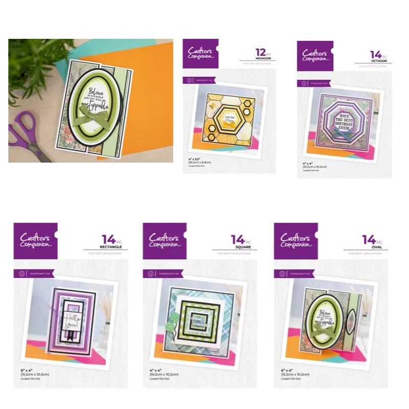 Прямоугольный фон круг шестиугольник восьмиугольник металлические штампы