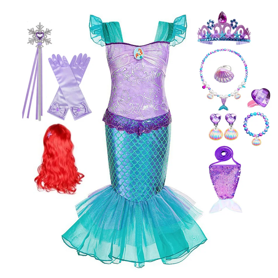 

Mermaid Dress for Girls Kid Children