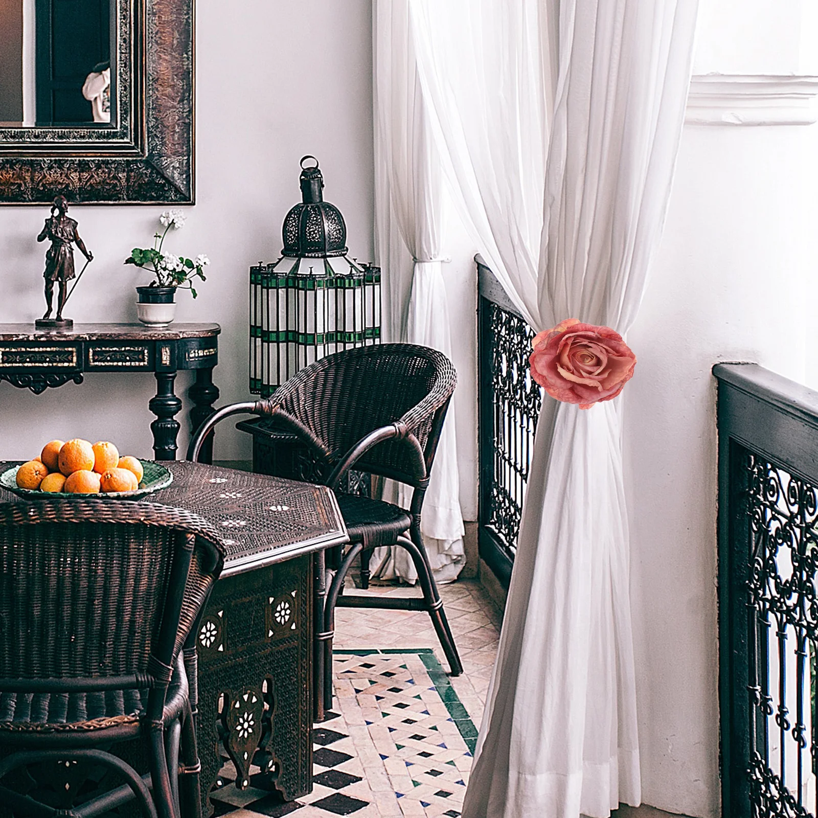 2 шт. занавеска для душа золотые прозрачные шторы пряжка с зажимом крючок в стиле