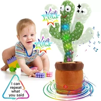 spanish dancer cactus english dancing cactus toy free shipping original dancing cactus repeat talking arab plant baby toy