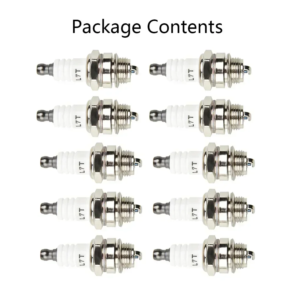 10 шт. свеча зажигания для L7T BM6A BPMR7A RCJ6Y/RCJ7Y WSR5F триммеров воздуходувок бензопилы