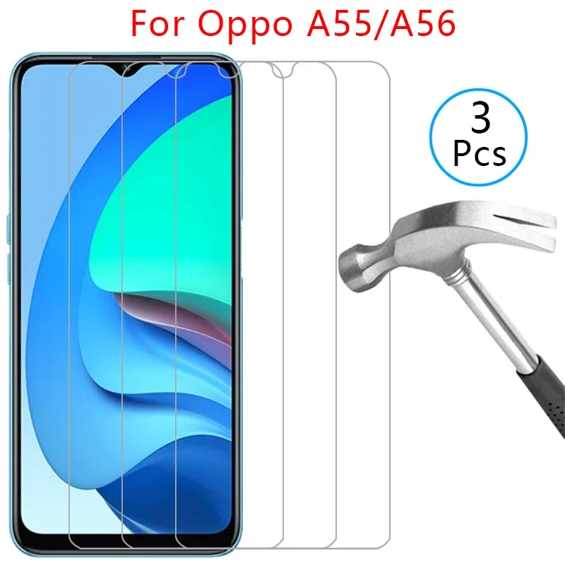 Закаленное стекло для oppo a55 a56 5g чехол на oppoa55 oppoa56 a 55 56 55a 56a сумка телефона opp opo appo