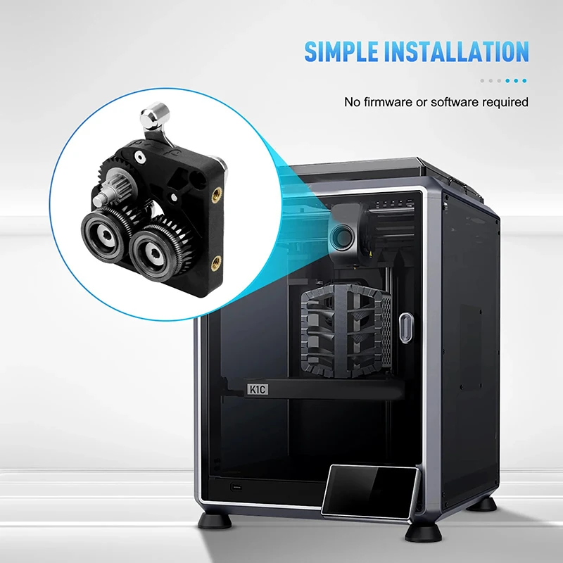 Шестерня экструдера K1C цельнометаллическая зубчатая передача филамента для Creality