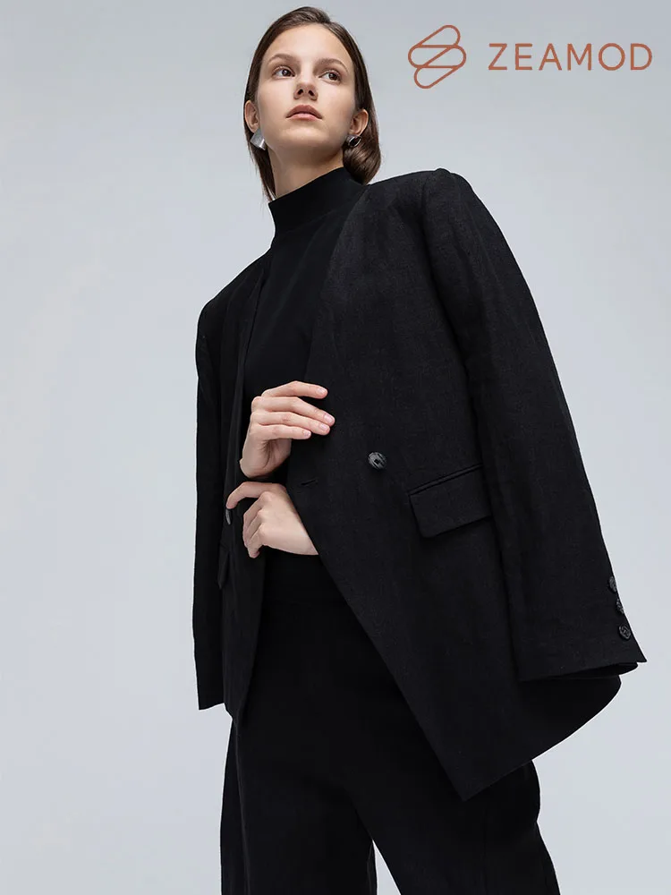 2023 Модный женский простой льняной