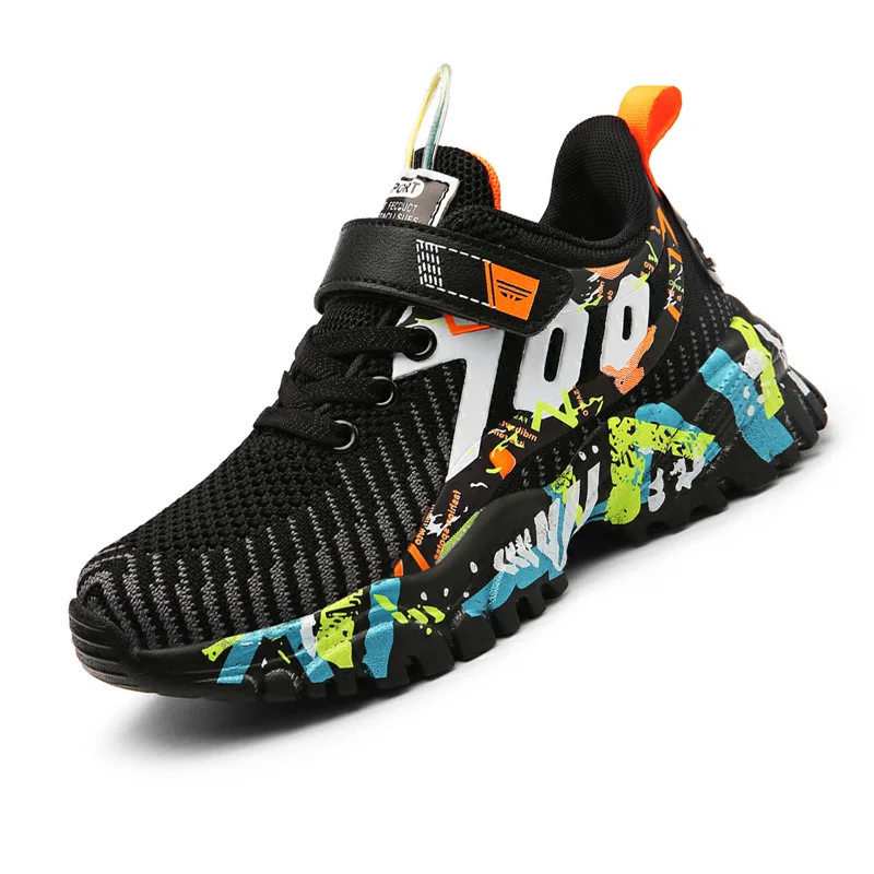 

Kids Sport Shoes For Boys Running Sneakers Casual Sneaker Breathable Children's Fashion Shoes 2021 Autumn Platform Light Shoes