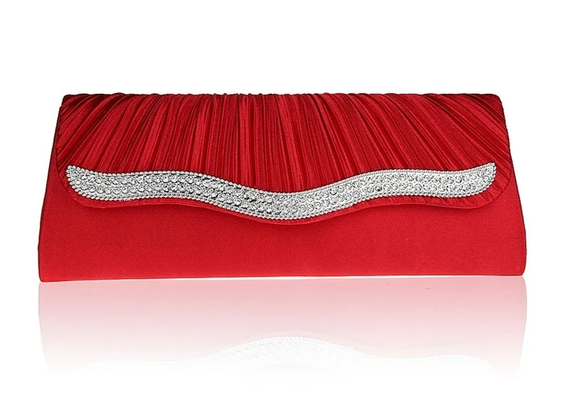 

Женская вечерняя сумка-клатч с цепочкой на плечо