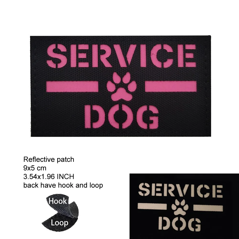 Открытый K9 собачий коготь ИК светящаяся и светоотражающая волшебная повязка на