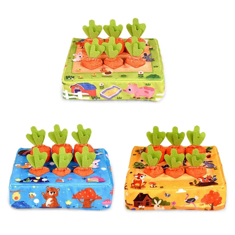 

Multifunctional Kids Carrot Harvest Game for Toddler Developing Motor Skill