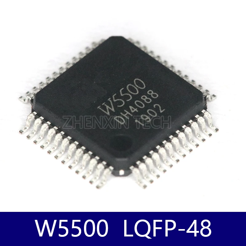 1-10 шт./лот W5500 LQFP48 LQFP-48 микроконтроллер чип Ethernet оборудование TCP IP протокол стек новый оригинальный