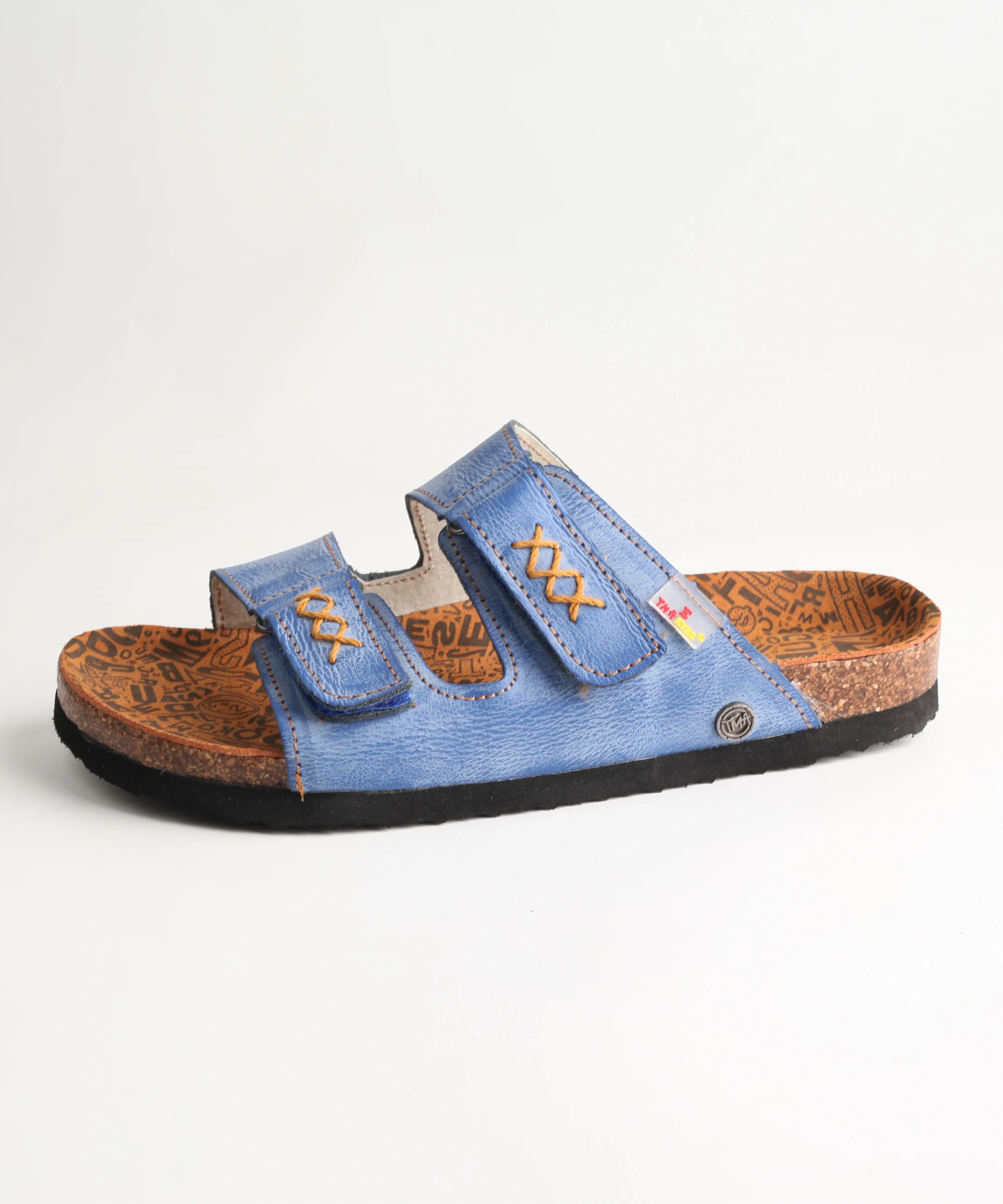 Летние повседневные шлепанцы сплошной цвет с двойным уплотнением для мужчин и