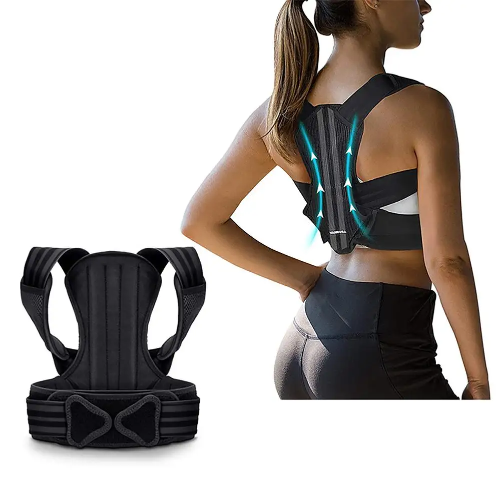 

Men Women Breathable Back Brace Posture Corrector For Upper Lower Back Back Pain Relief Hunchback Correction