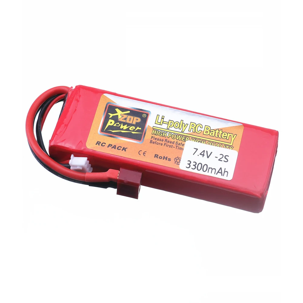 Фото Литий-полимерный аккумулятор Tplug 2S 7,4 В 3300 мАч для Wltoys 144001 124018 124019 12423 12428, комплекты аккумуляторов/зарядных устройств для радиоуправляемых вн... №2