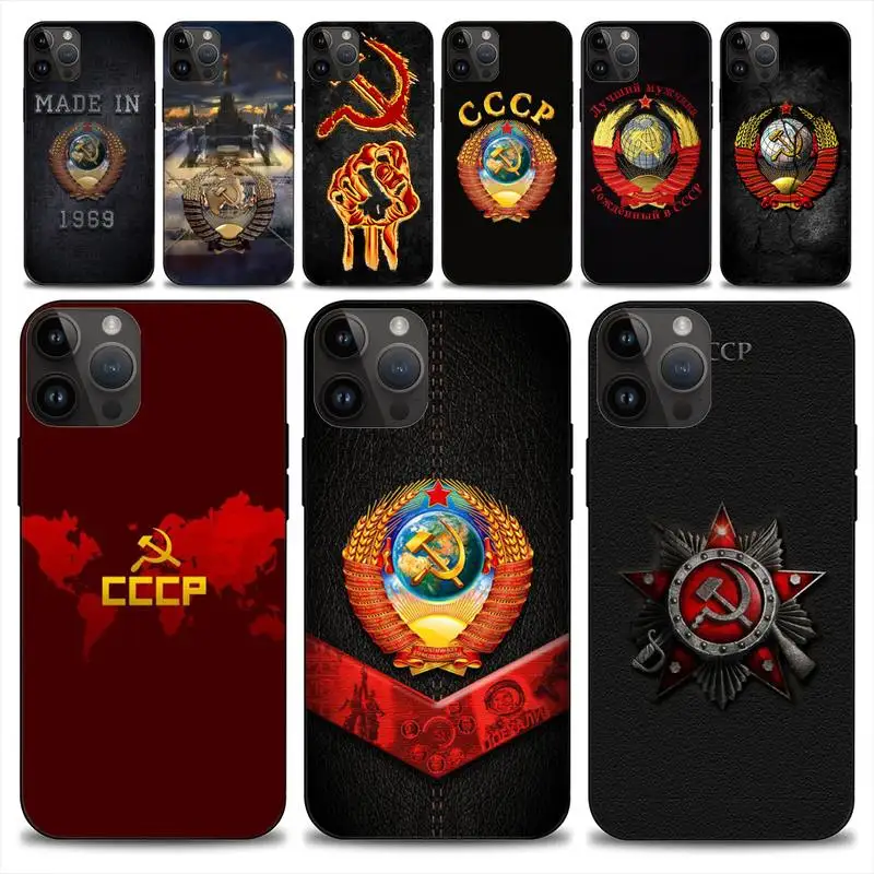 

Винтажный мягкий чехол СССР для телефона iphone 14 13 12 11 Pro Max Mini X 7 8