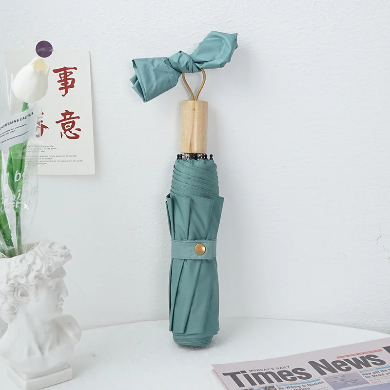 

Новинка 2022, складной зонт с головой животного, высококачественный креативный Британский ретро-зонт тройного сложения, деловой зонт от солн...