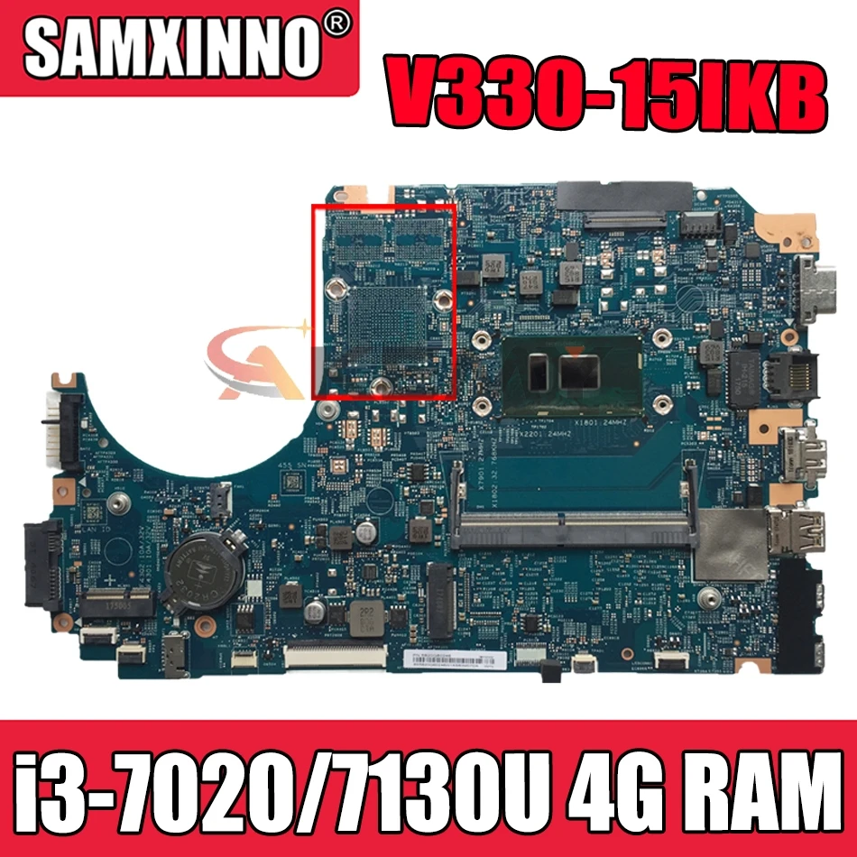 

Материнская плата для ноутбука Lenovo, модель LV315KB 17807-3 448.0DC04.0031 с процессором i3 7020/7130U, 4 Гб ОЗУ, протестированная 100% рабочая материнская плата