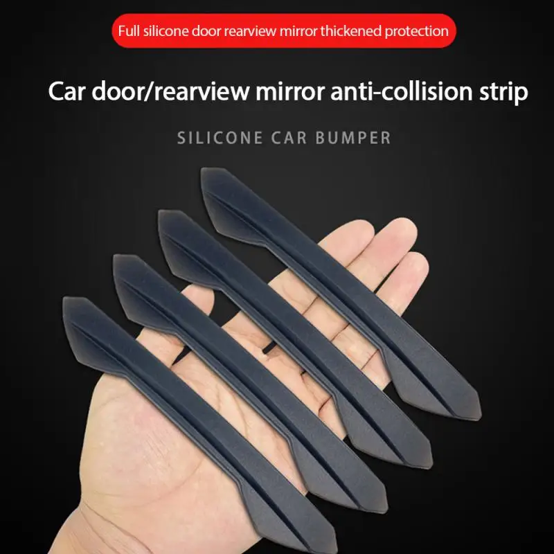 

Anti-collision Protective Strip 4 Pcs Car Bumper Anti-rubbing Car Door Risk Strip Durable Car Accessories Car Door Bumper Strip