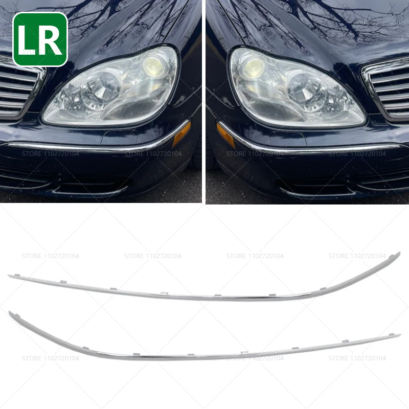 

Для 2003-2006 W220 Mercedes Benz S Class передний бампер внешняя накладка 2208850574 2208850674