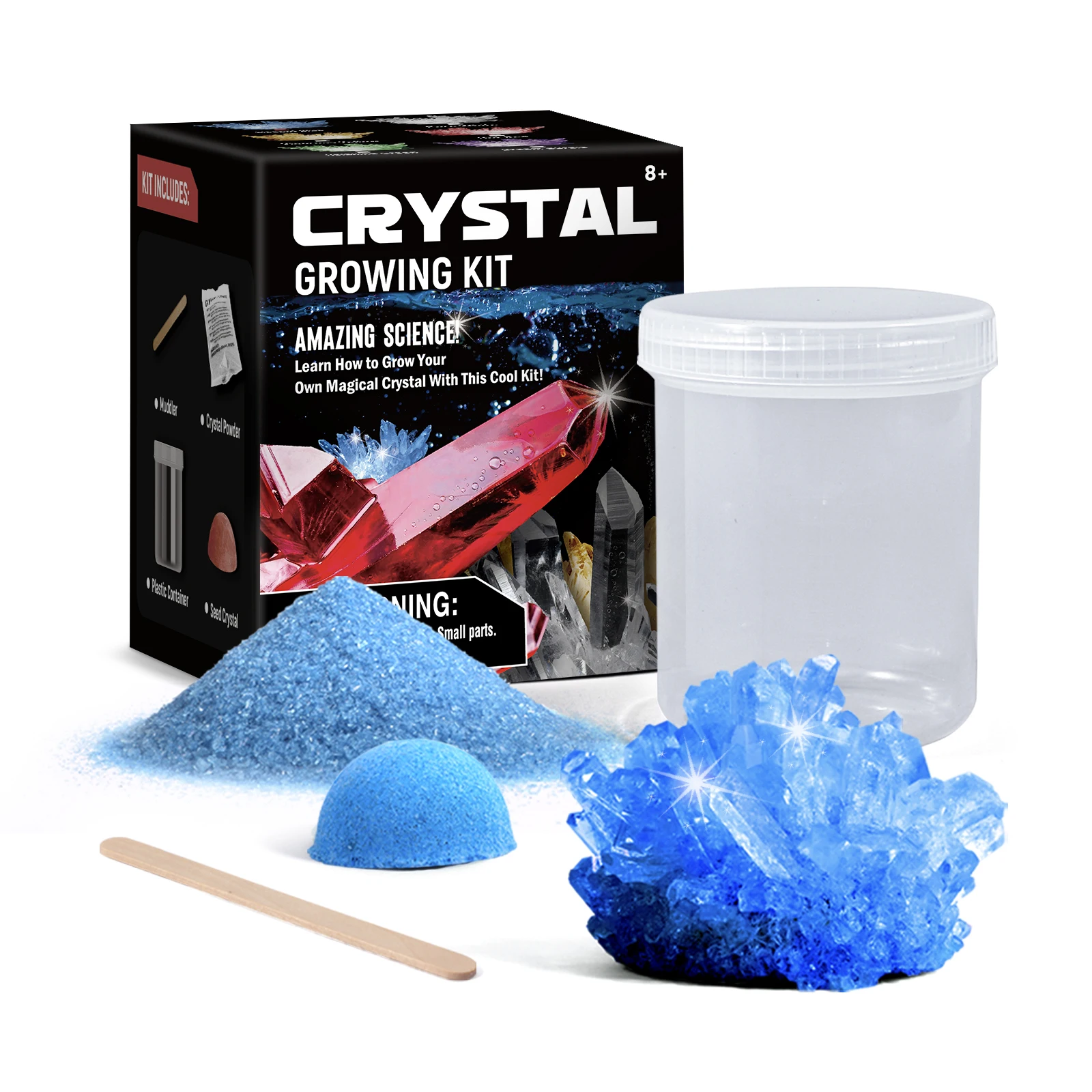 Синий Кристалл. Как сделать самим Кристалл. Cristals growing как выращивать. Crystal creations