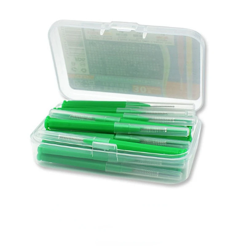 30 шт. межзубные щетки уход за здоровьем зубная щетка очистители Ортодонтическая