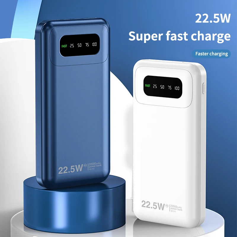 

Power Bank 10000Mah with 22.5W Pd Fast Charging Powerbank Portable External Battery Charger for Iphone 14 13 12 Pro Max Xiaomi