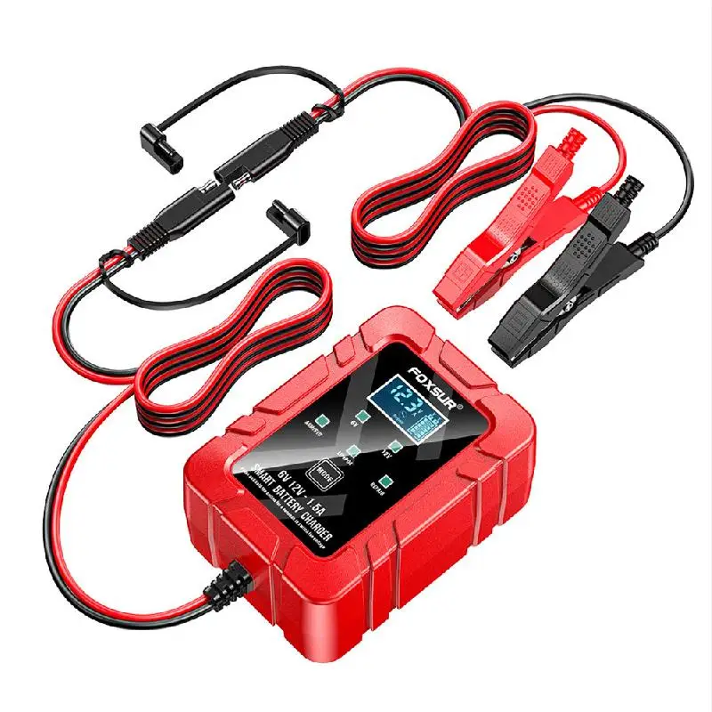 Car Battery Charger 6V And 12V Smart Fully Automatic Maintainer Trickle Desulfator For