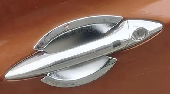 

For Hyundai Elantra 2012 2013 2014 2015 2016 New Chrome Car Side Door Handle Cover Trim Sticker With Smart Entry Buttons