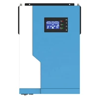 5 5kw 24v 48v mppt support with wifi high frequency solar controller built in 100a hybrid solar inverter