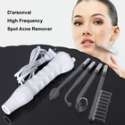 Портативная высокочастотная Машинка для ухода за лицом, электрод для удаления пятен и акне, уход за кожей, массажер для лица, спа-салона, красоты