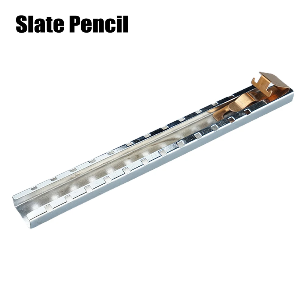 White Slate Pencil Soapstone Marker Holder Engineering Marking Tool Pencil Soapstone Marker Talc Pen Metal Holder