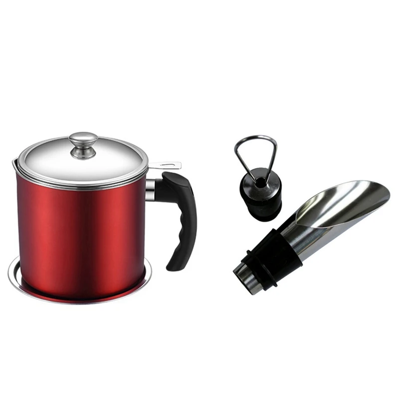 

Пробка для горячего вина, металлическая пробка для разлива вина, пробка для слива вина с контейнером для бекона и фильтром, для кухни