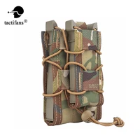 5 56 9mm double stack magazine pouch molle mag holder flashlight storage military tactical belt hunting vest accessories