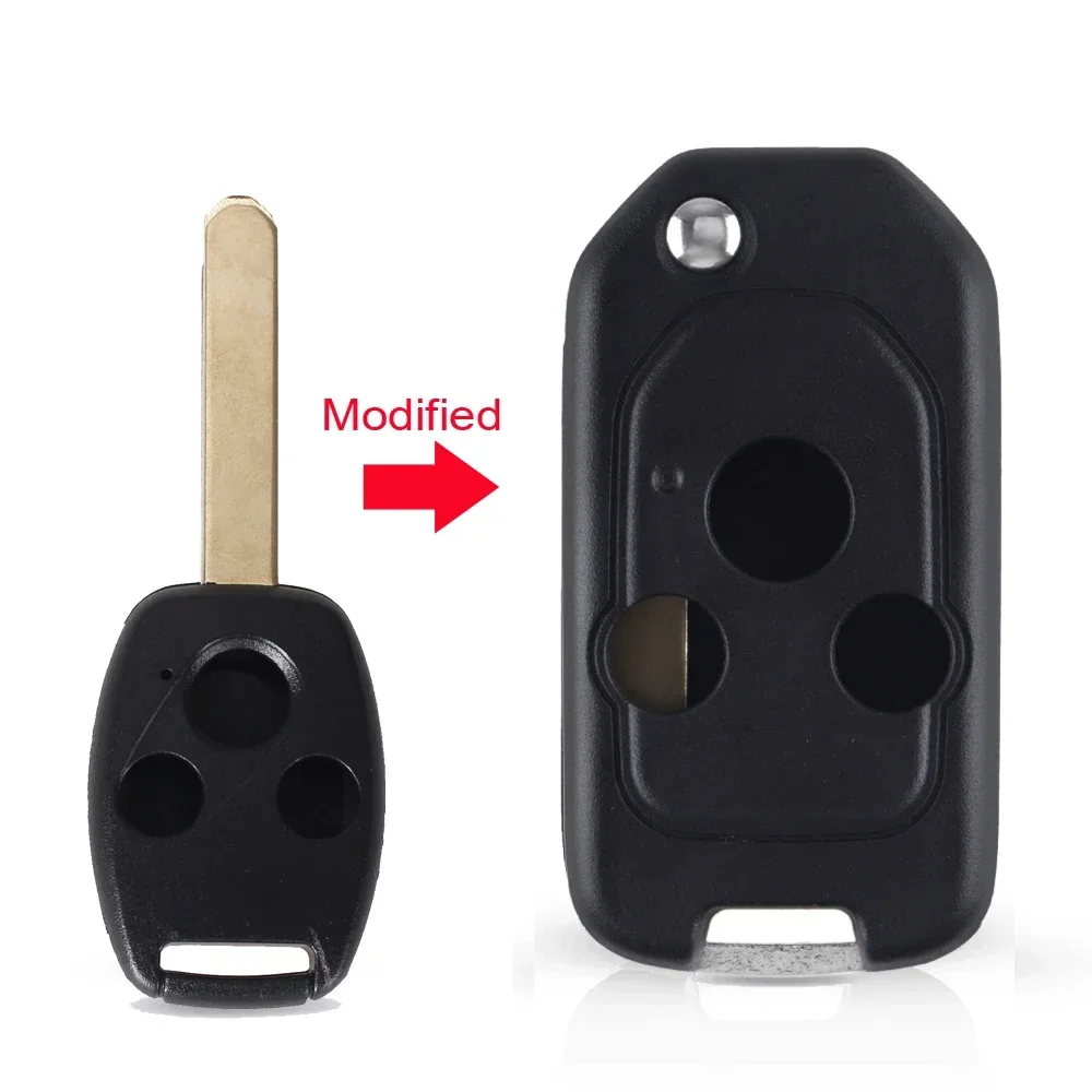 

KEYYOU новый модифицированный автомобильный ключ для Honda Accord Civic CRV Pilot 2007 2008 2009 2010 2011 2012 2013, складной пульт дистанционного управления 2/3/4 кнопки